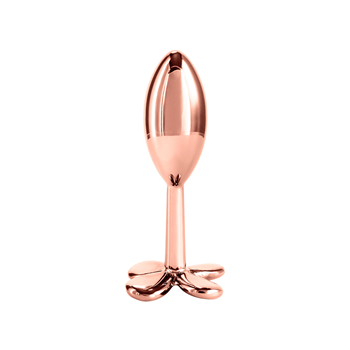 Clover - Lichtgewicht metalen buttplug (Goud)